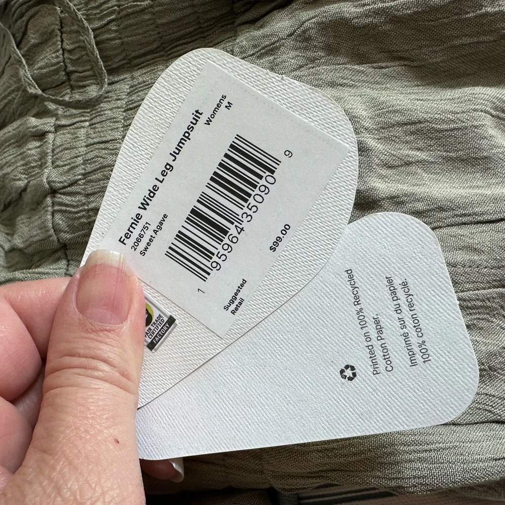 prAna Women's Sweet Agave Fernie Wide Leg Jumpsuit - Picture 6 of 11